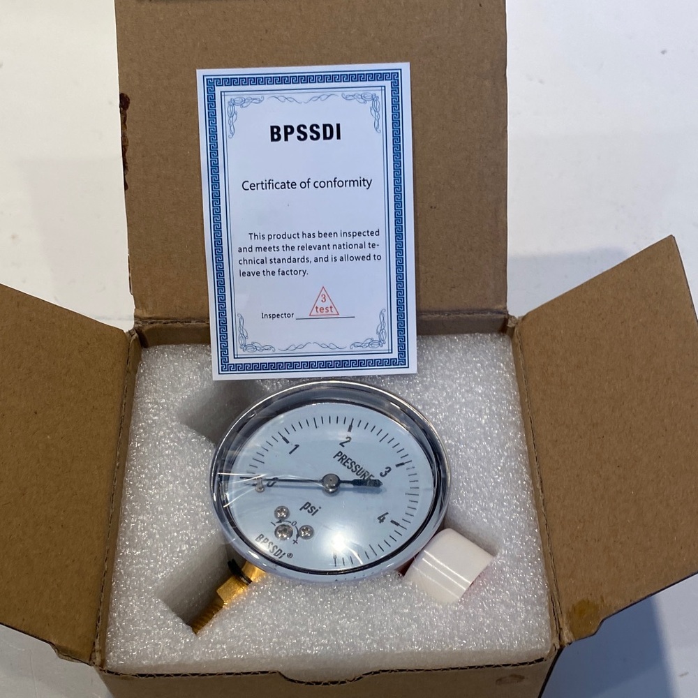 NIB BPSSDI Pressure Gauge